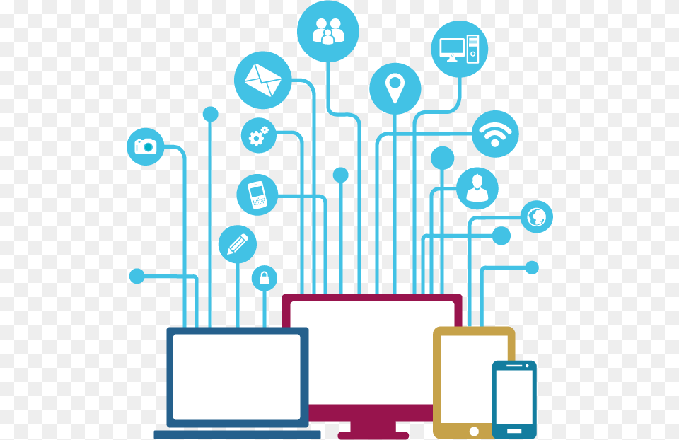 Tech Wall Decor, Network, Computer, Electronics Png