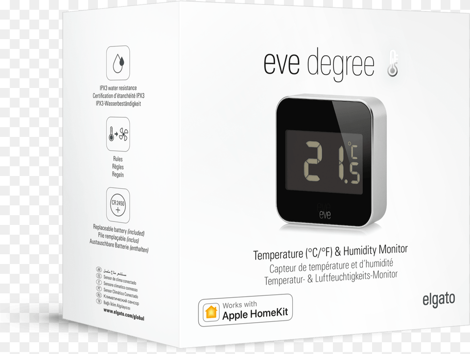 Technical Details Elgato Eve Degree Temperature And Humidity Monitor, Computer Hardware, Electronics, Hardware, Screen Png Image
