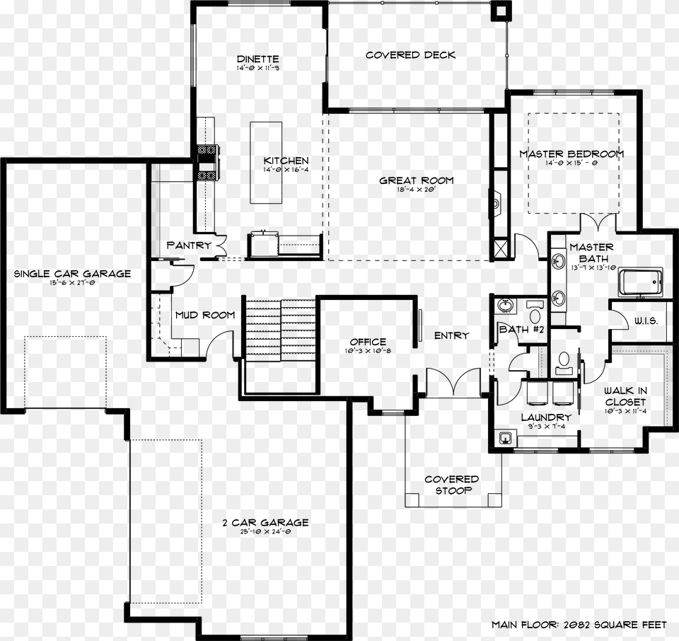 Technical Drawing Floor Plan, Gray Free Png Download