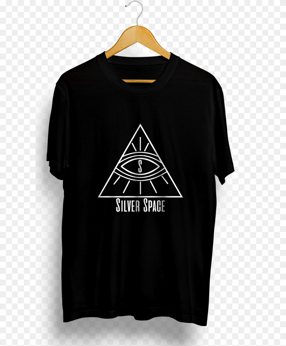 Techno Cross Shirt, Clothing, T-shirt, Coat, Triangle Png Image