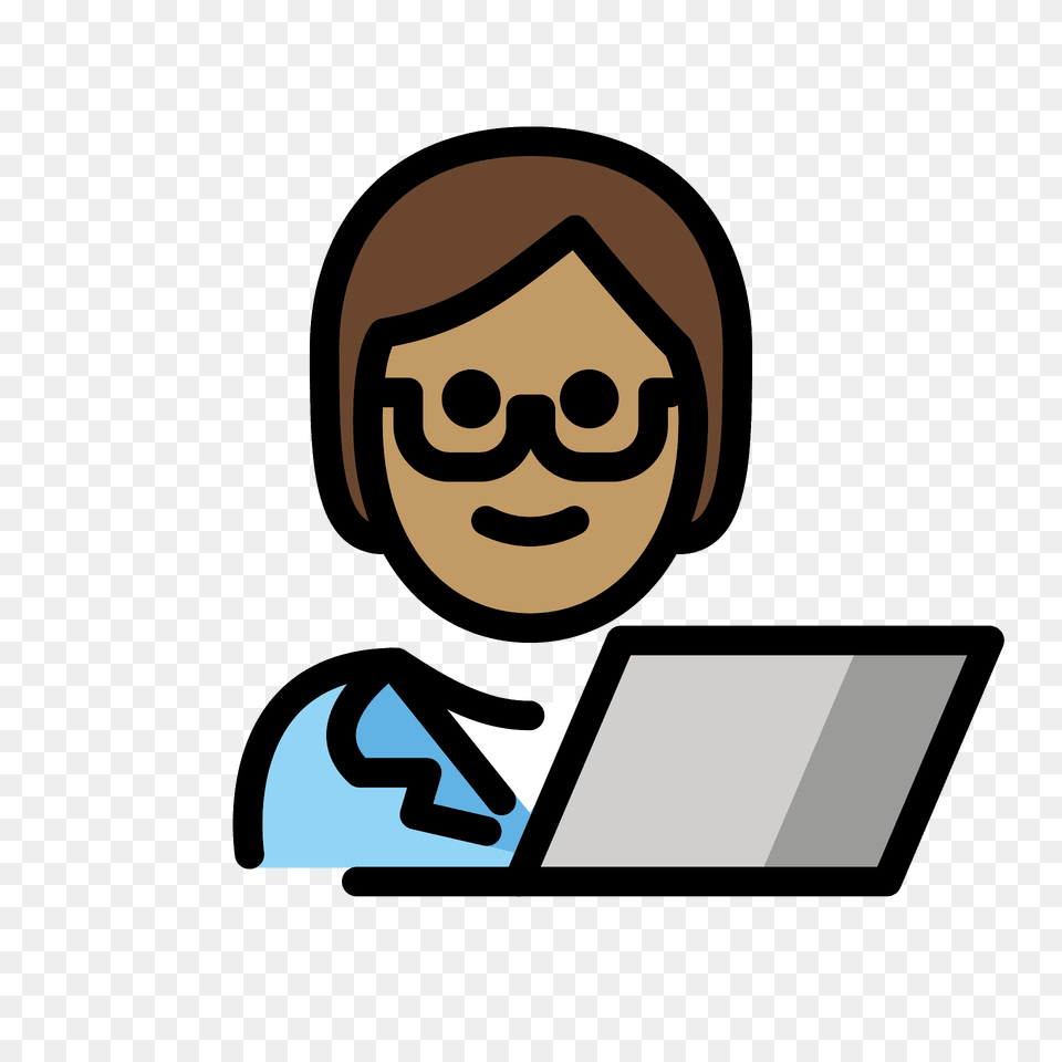 Technologist Emoji Clipart, Computer, Electronics, Laptop, Pc Png Image