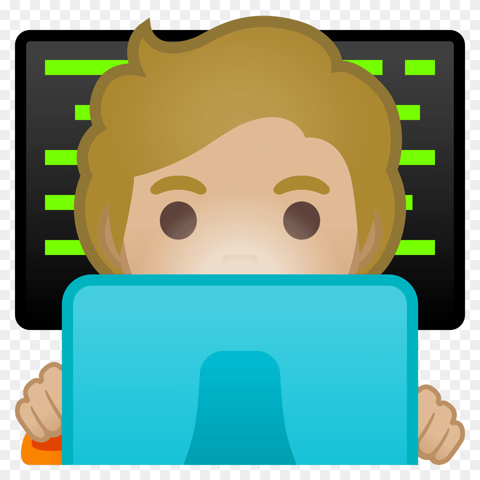 Technologist Emoji Clipart, Computer, Electronics, Laptop, Pc Free Transparent Png
