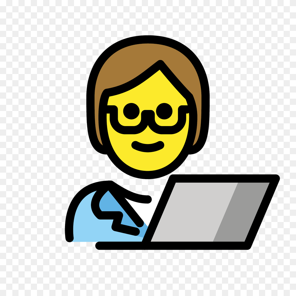 Technologist Emoji Clipart, Computer, Electronics, Laptop, Pc Png