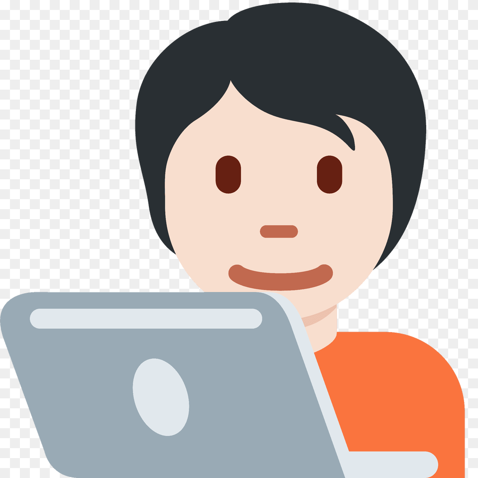 Technologist Emoji Clipart, Computer, Photography, Pc, Laptop Free Png Download