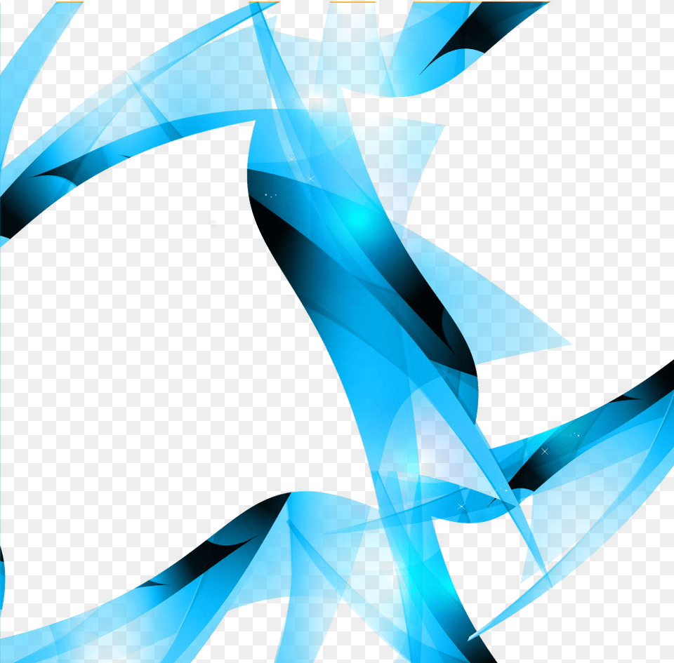 Technology Curve Blue Diamond Abstract Curve Design, Art, Graphics, Paper, Pattern Png