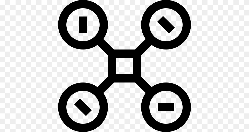 Technology Drone Icon With And Vector Format For Free, Gray Png