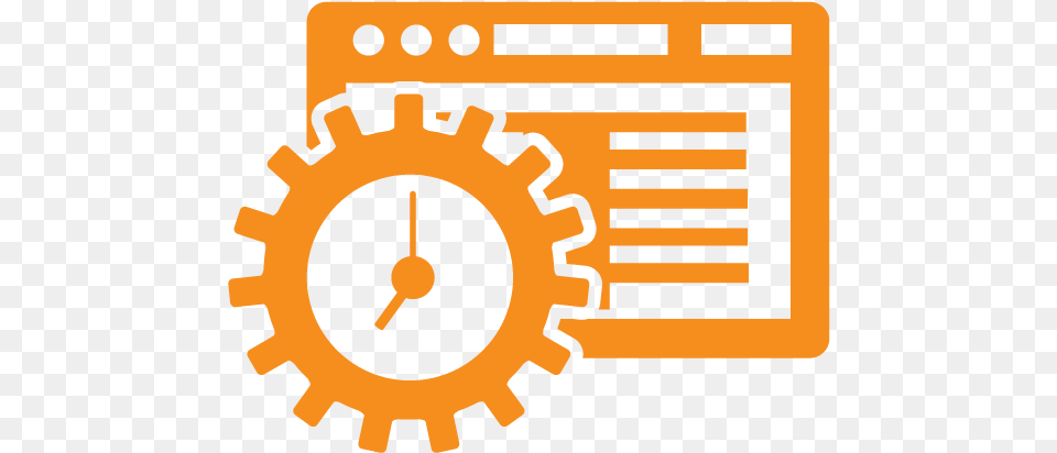 Technology Foundation Orange Technology Transparent Icon, Electronics, Machine Png Image
