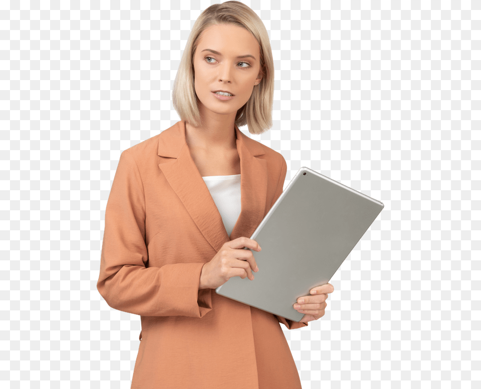 Technology Girl, Adult, Person, Jacket, Woman Free Png Download