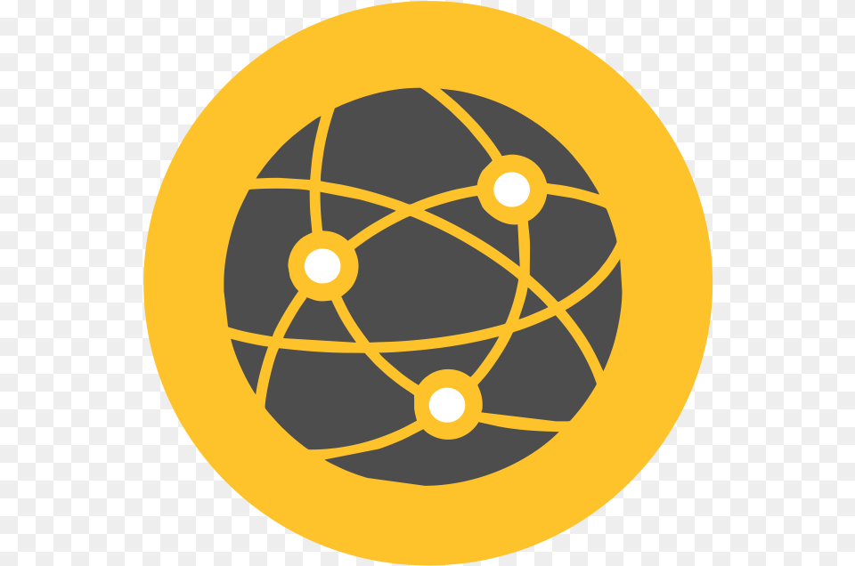 Technology Icon Yellow Image Circle, Sphere Png