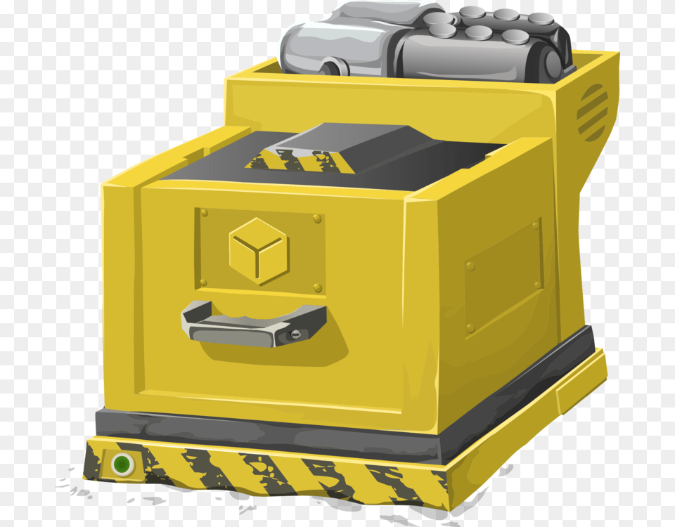 Technologyyellowlords Knights Medieval Building Strategy Maschine Clipart, Bulldozer, Machine, Box Free Png