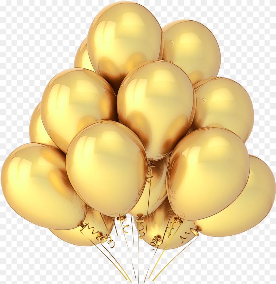 Techprodee Gold Balloons Transparent Background, Balloon, Chandelier, Lamp Png