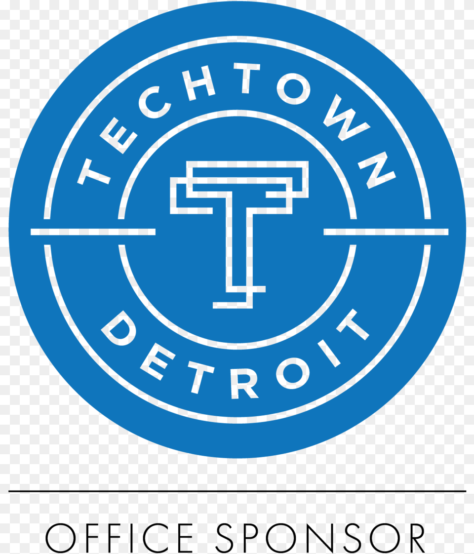 Techtown Office Sponsor Padding Techtown Detroit Logo, Disk, Symbol, Cross Png