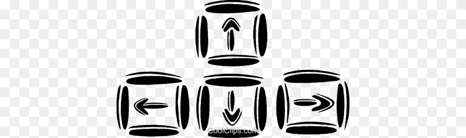 Teclas De Seta Do Computador Livre De Direitos Vetores Illustration, Cup, Emblem, Symbol, Stencil Free Transparent Png