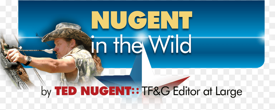 Ted Nugent Bow, Clothing, Hat, Adult, Male Png Image
