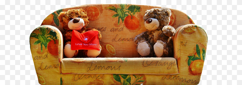 Teddies Furniture, Couch, Teddy Bear, Toy Png