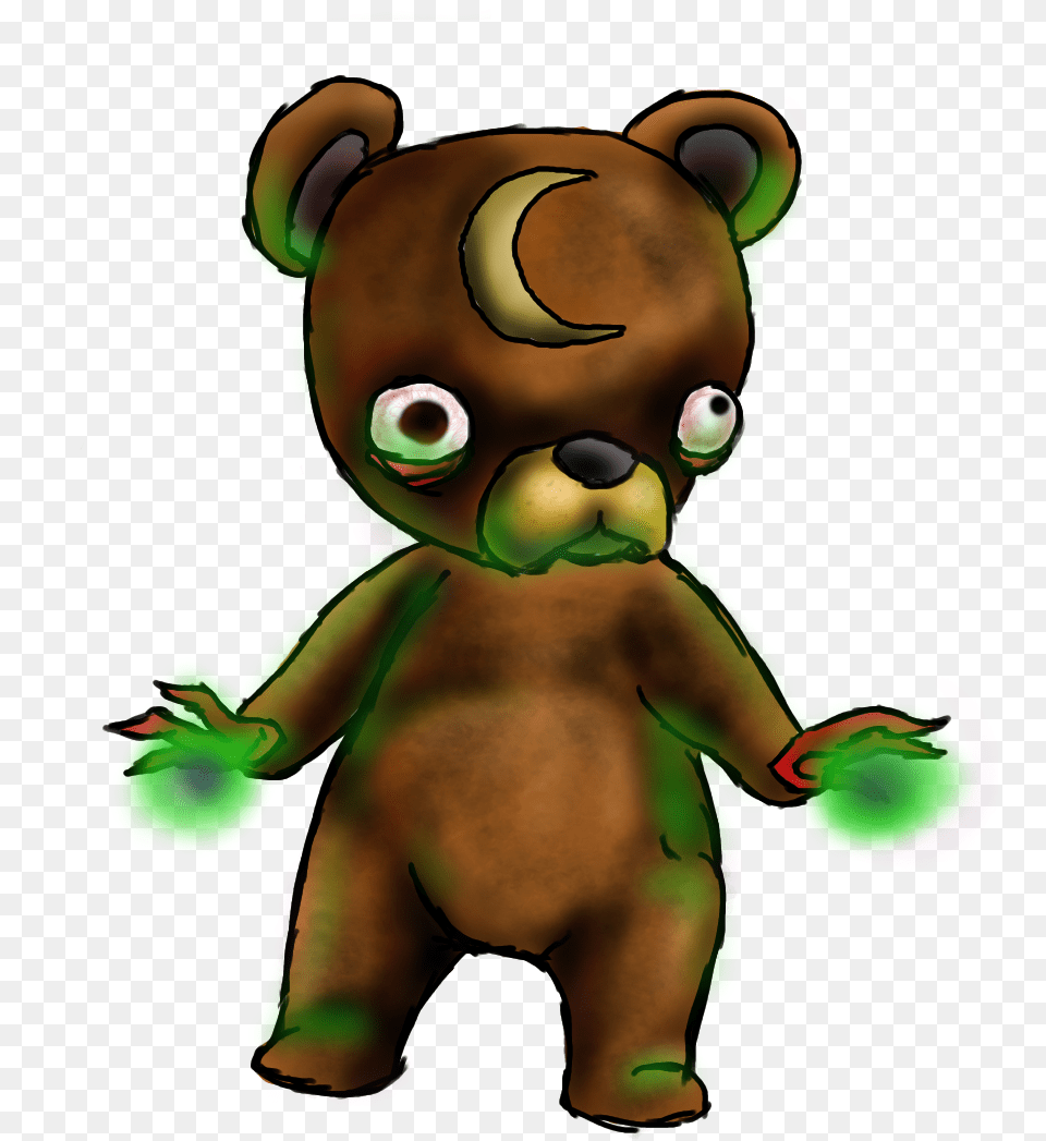 Teddiursa Zombie By Q Buh D4pm2gh Cartoon, Baby, Person, Face, Head Free Transparent Png