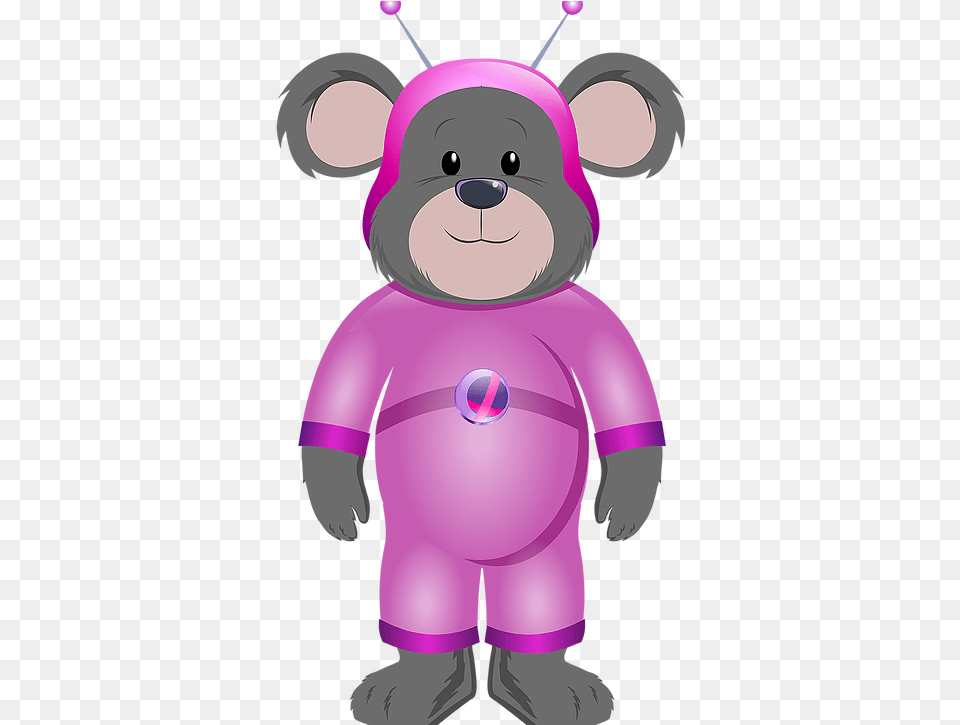 Teddy Bear, Purple, Appliance, Blow Dryer, Device Free Png