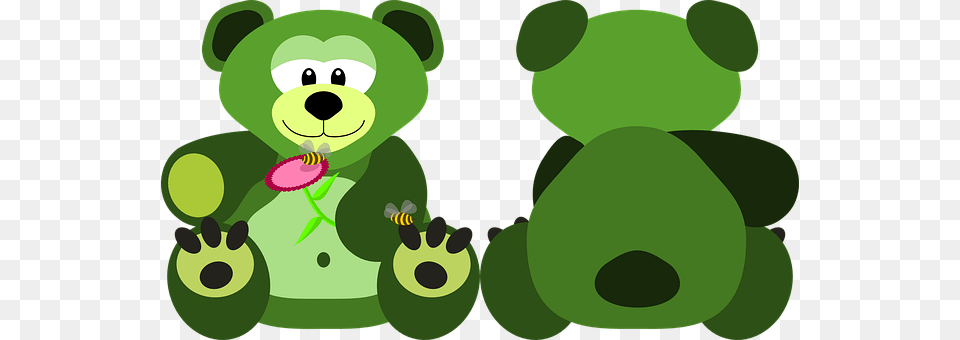 Teddy Bear Green, Animal, Mammal, Wildlife Png