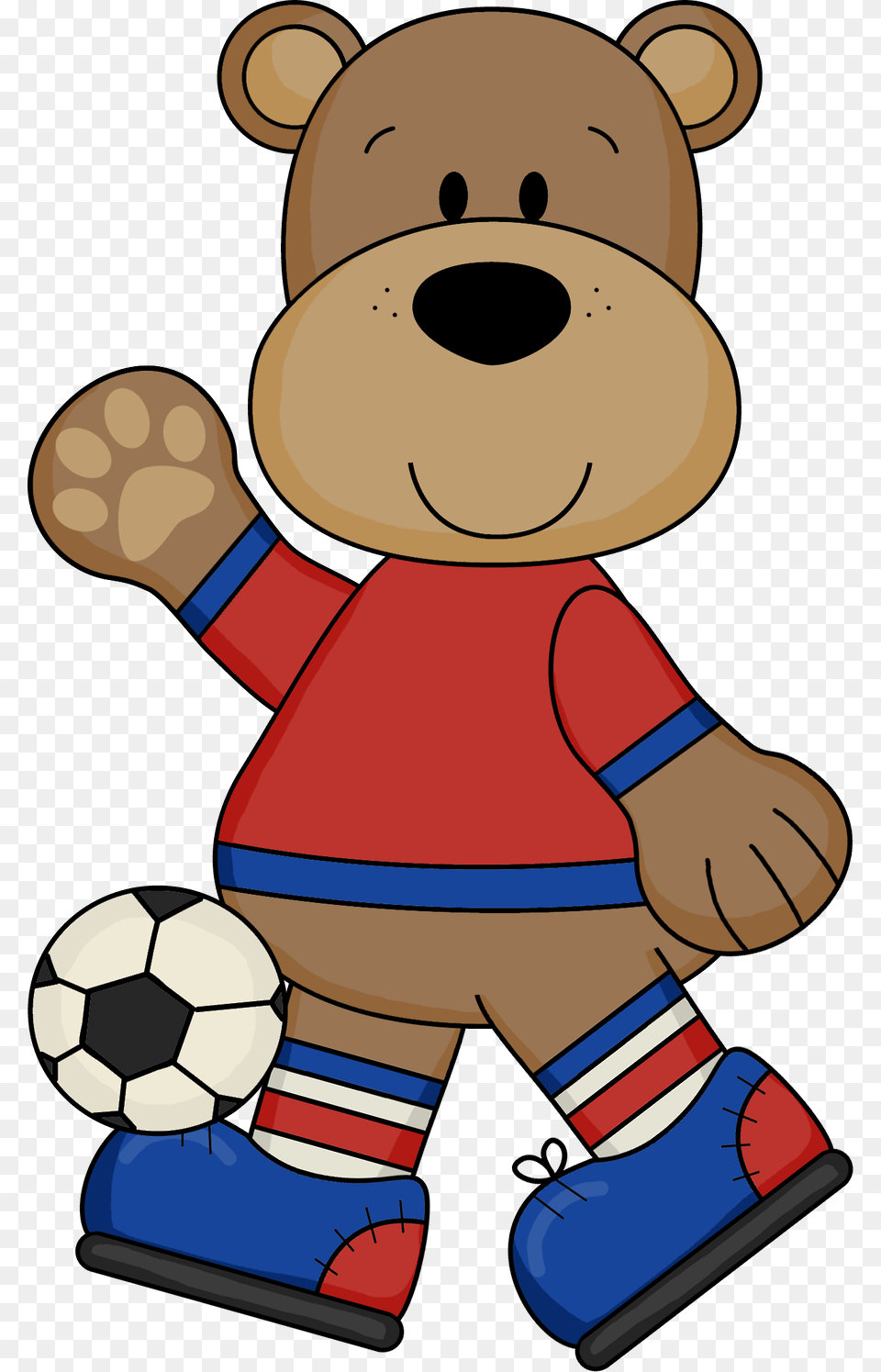 Teddy Bear Clip Art, Ball, Football, Soccer, Soccer Ball Free Transparent Png