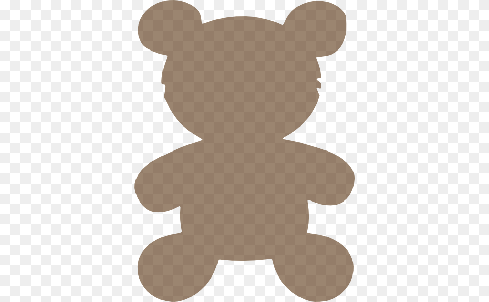 Teddy Bear Clip Art At Clker Teddy Bear Silhouette Vector, Plush, Toy, Animal, Mammal Free Png