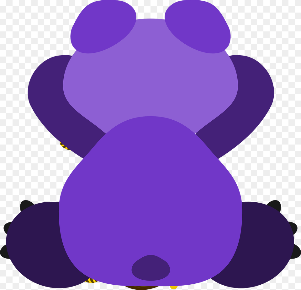 Teddy Bear Clipart, Purple Png