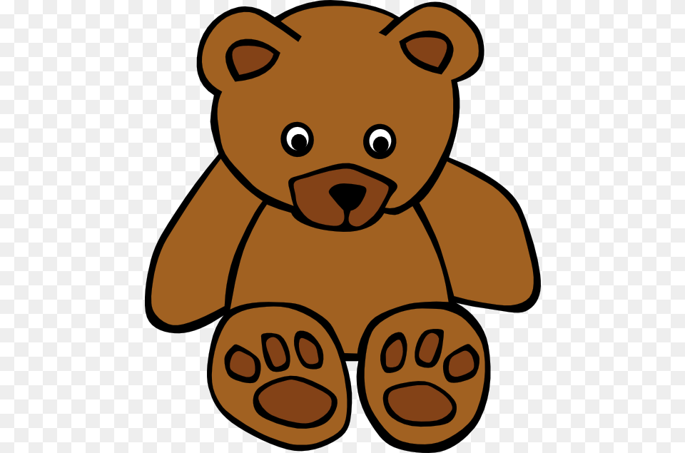 Teddy Bear Clipart Black And White, Teddy Bear, Toy, Animal, Mammal Png
