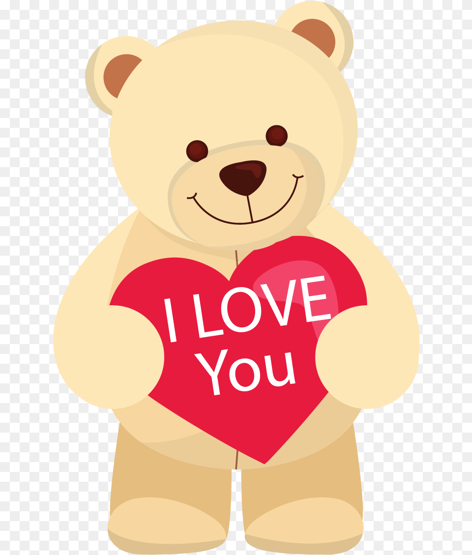 Teddy Bear Clipart Image Love You Teddy Bear Cartoon, Teddy Bear, Toy, Animal, Mammal Png