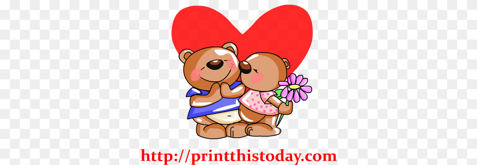 Teddy Bear Clipart Love Heart Ositos Enamorados De Caricatura, Animal, Mammal, Wildlife, Baby Png