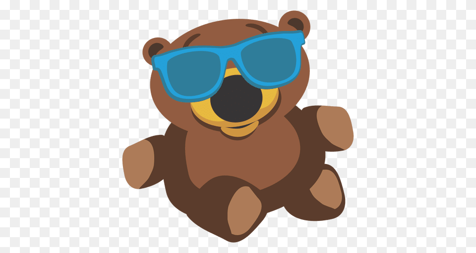 Teddy Bear Doll With Glasses, Accessories, Sunglasses, Animal, Mammal Png