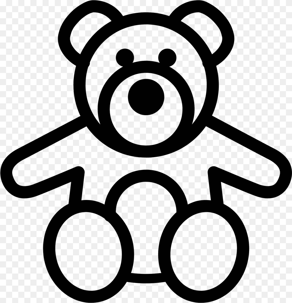 Teddy Bear Icon Boneka Icon, Gray Png Image