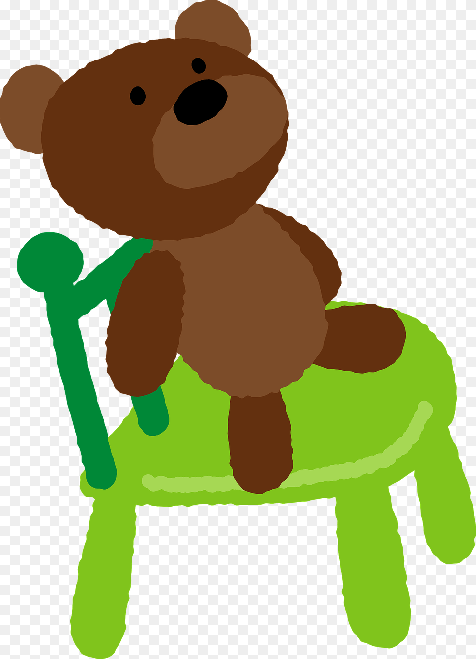 Teddy Bear Is Sitting On A Chair Clipart, Indoors, Bathroom, Room, Toilet Free Png
