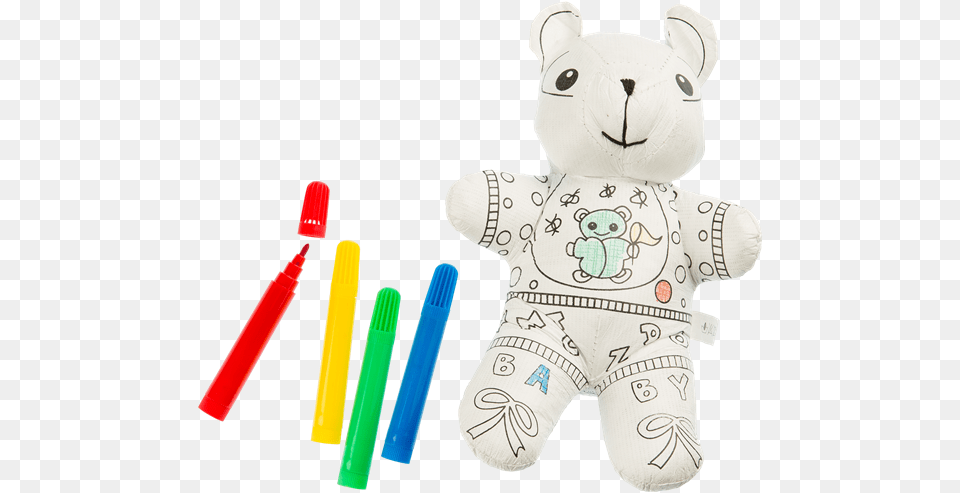 Teddy Bear Markers, Plush, Toy, Teddy Bear Png Image