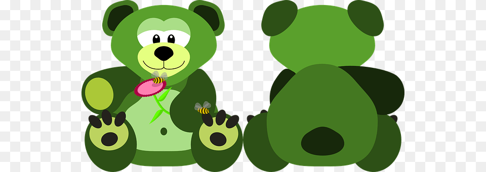 Teddy Bear Medve Knuffig Pidou A Peur Du Noir Book, Green, Animal, Mammal, Wildlife Free Png Download