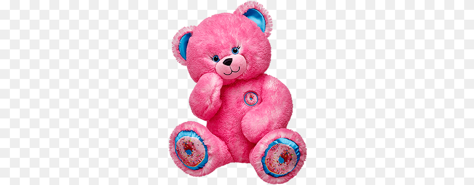 Teddy Bear Pink Build A Bear Donut Bear, Teddy Bear, Toy, Plush Free Png