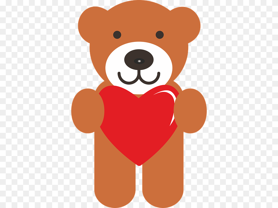 Teddy Bear Valentine Cartoon, Teddy Bear, Toy, Baby, Person Png