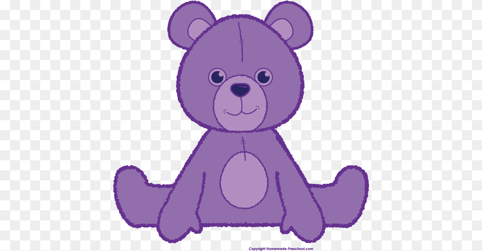 Teddy Bear Waving Brown Purple Teddy Bear Clipart, Animal, Mammal, Wildlife, Toy Free Png Download