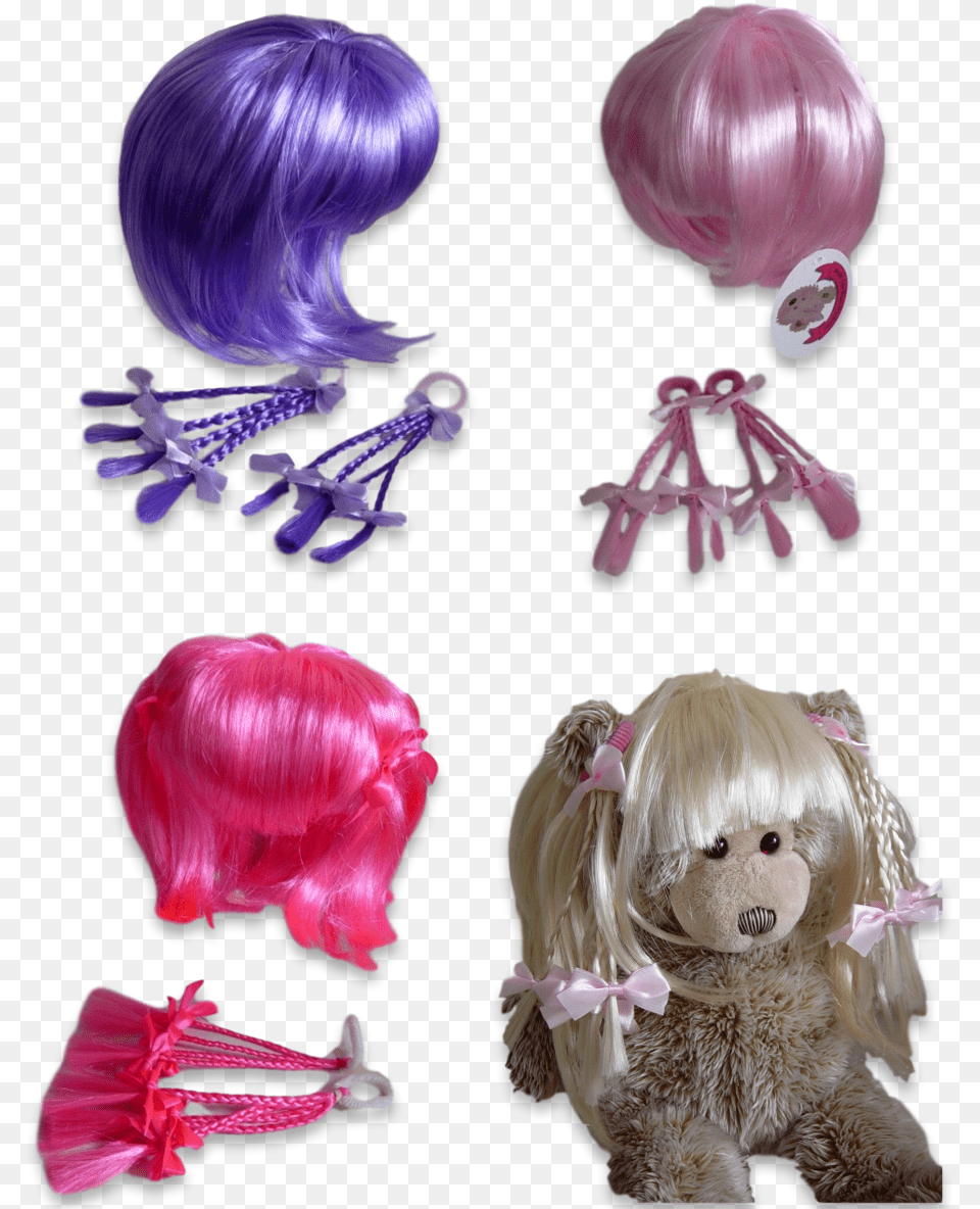 Teddy Bear Wigs Lace Wig, Doll, Toy, Adult, Female Free Transparent Png