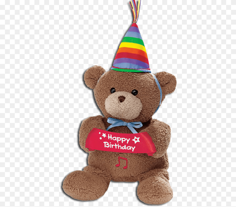 Teddy Bear Wishing Happy Birthday Birthday Wish Teddy Bear, Clothing, Hat, Teddy Bear, Toy Png Image