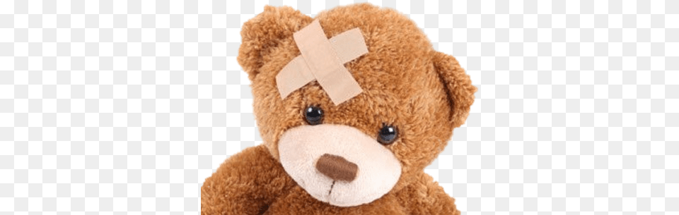 Teddy Bear With A Bandaid, Teddy Bear, Toy Png Image