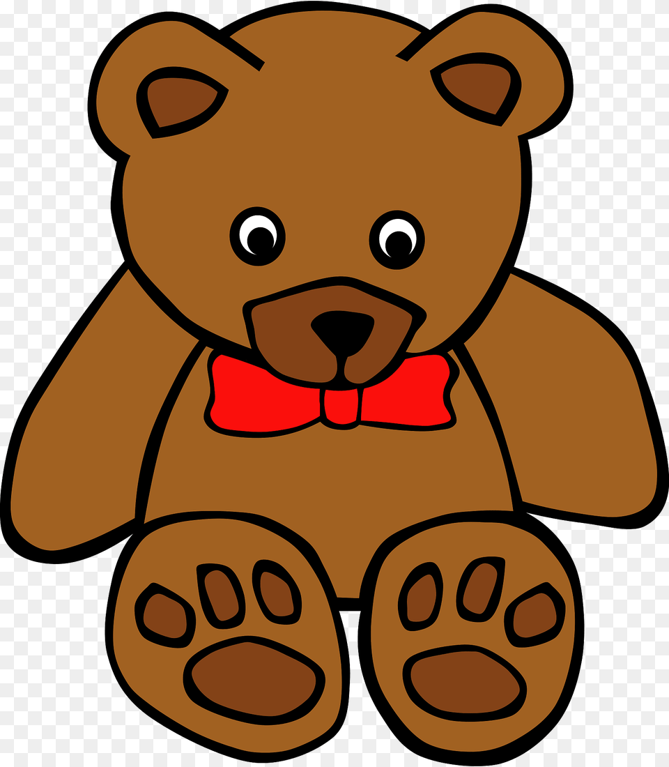 Teddy Bear With Bow Tie Clipart, Teddy Bear, Toy, Face, Head Free Transparent Png