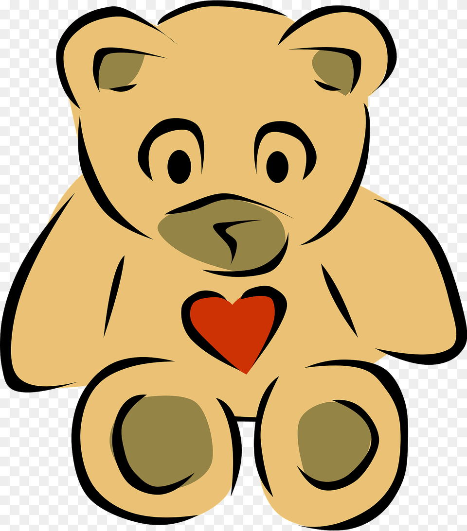 Teddy Bear With Heart Clipart, Teddy Bear, Toy, Baby, Person Png