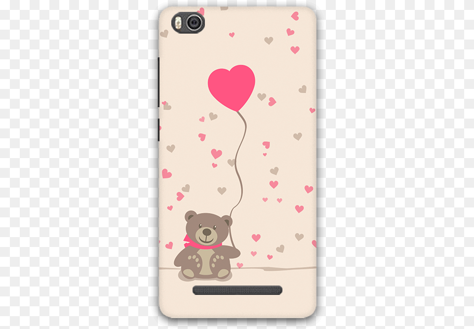 Teddy Bear With Heart Xiaomi Mi 4i Mobile Case Heart, Animal, Mammal, Wildlife, Electronics Free Png Download