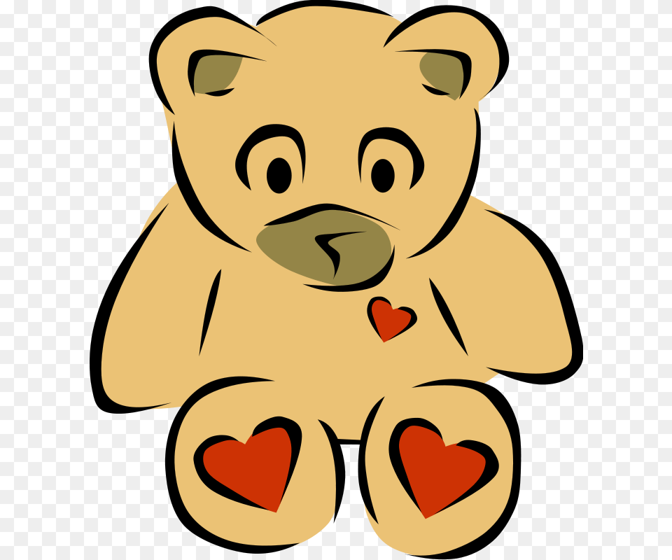 Teddy Bear With Hearts Vector, Baby, Person, Teddy Bear, Toy Free Png