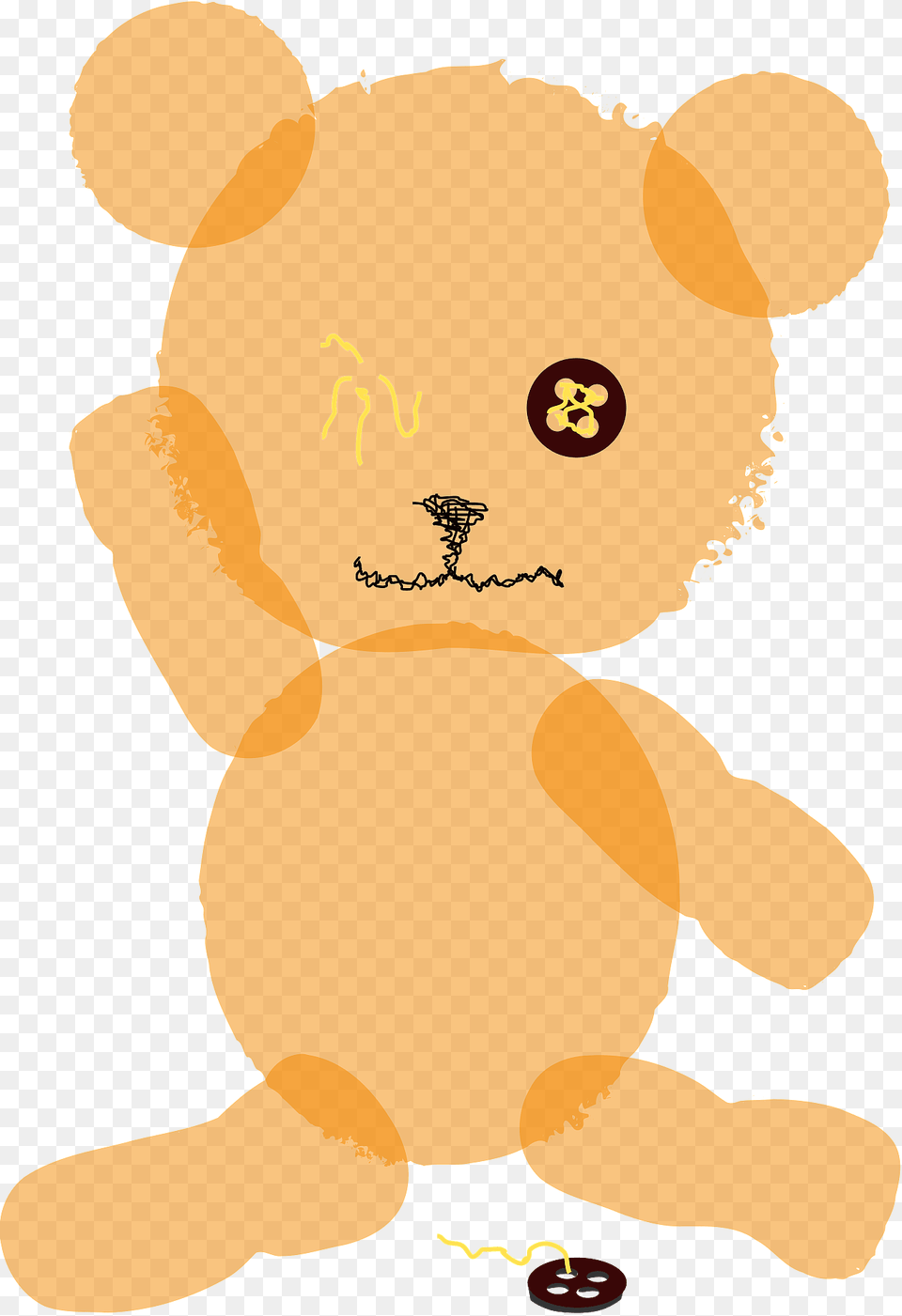 Teddy Bear With One Eye Clipart, Plush, Toy, Baby, Person Png