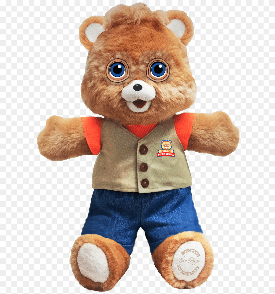 Teddy Ruxpin Is Coming Back And He S Got Emoji Like New Teddy Ruxpin 2017, Plush, Toy, Clothing, Shorts Png Image