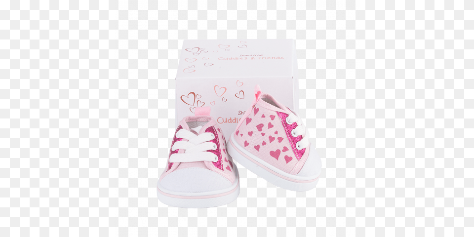 Teddy Shoe Pink Hearts Sneakers, Clothing, Footwear, Sneaker Png