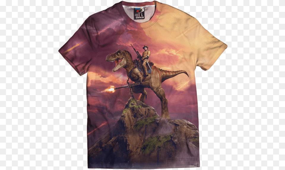 Teddy T Rex American Af, T-shirt, Clothing, Animal, Dinosaur Free Png Download