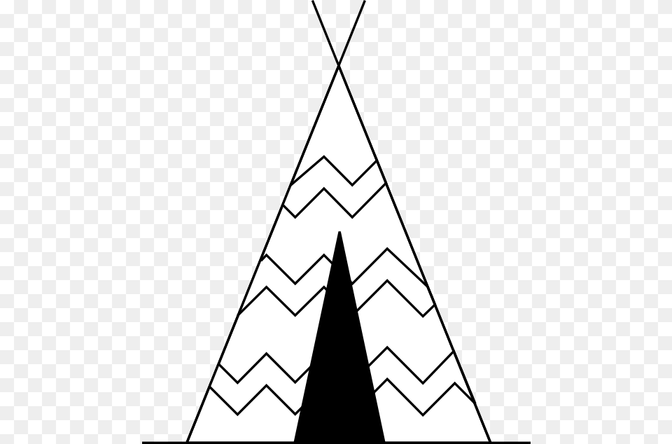 Tee Pee Coloring Pages, Triangle Png