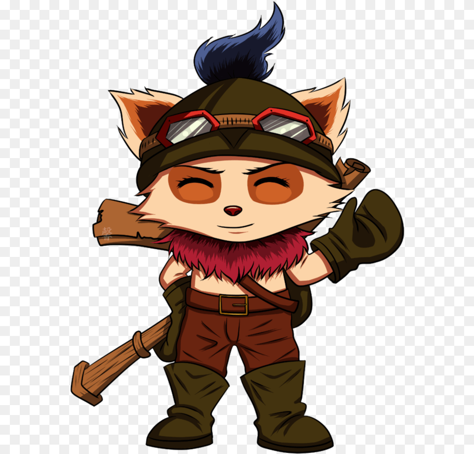 Teemo Drawing Lol Character League Of Legends Teemo, Baby, Person, Book, Comics Png