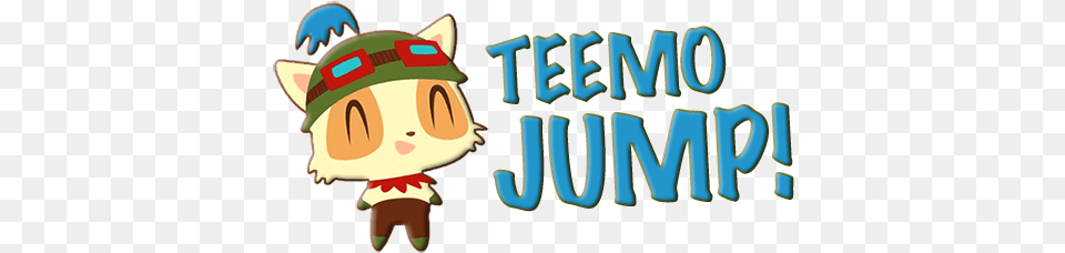 Teemo Jump Cartoon, Elf, Clothing, Hat, People Free Transparent Png